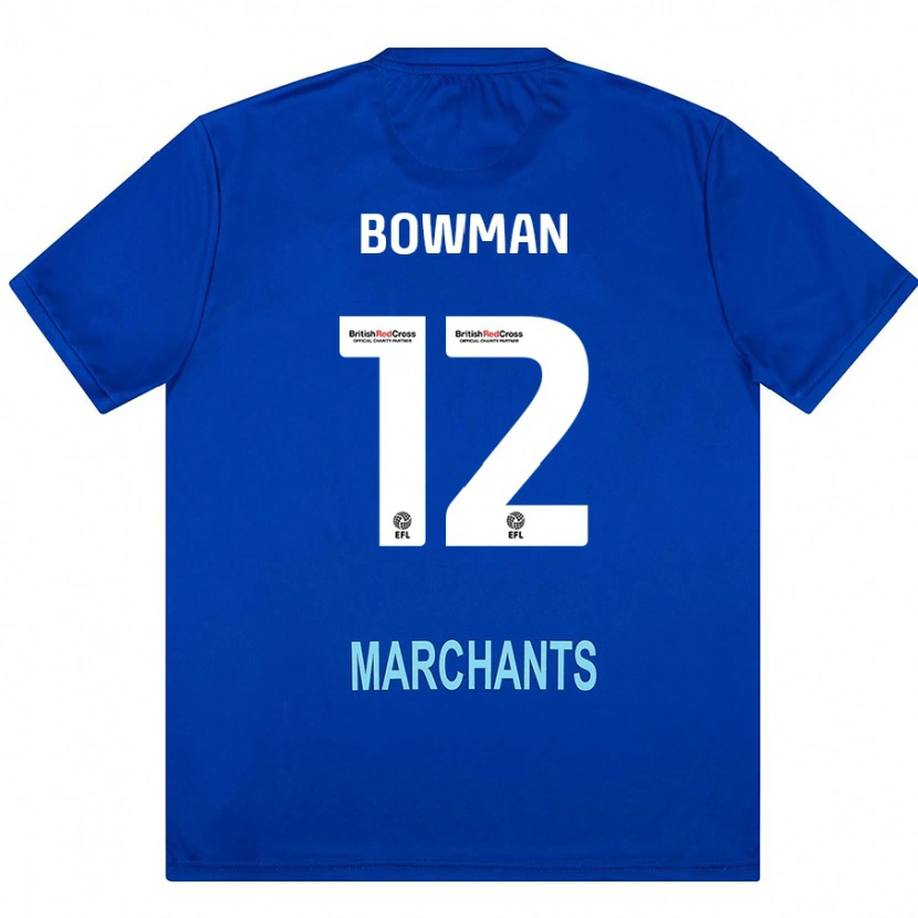 Danxen Kinder Ryan Bowman #12 Grün Auswärtstrikot Trikot 2024/25 T-Shirt