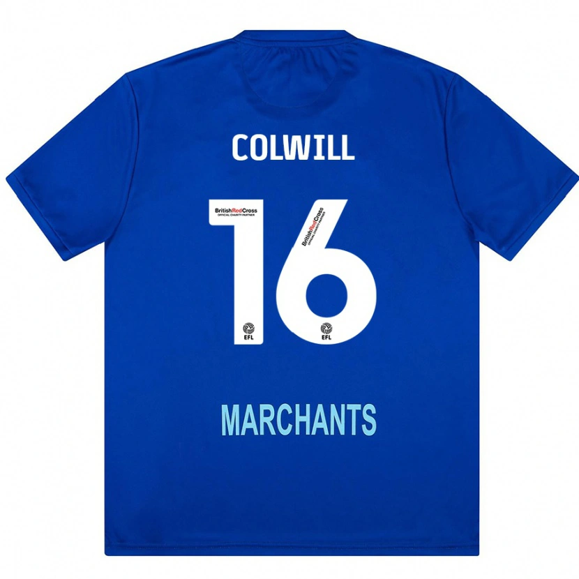 Danxen Kinder Joel Colwill #16 Grün Auswärtstrikot Trikot 2024/25 T-Shirt