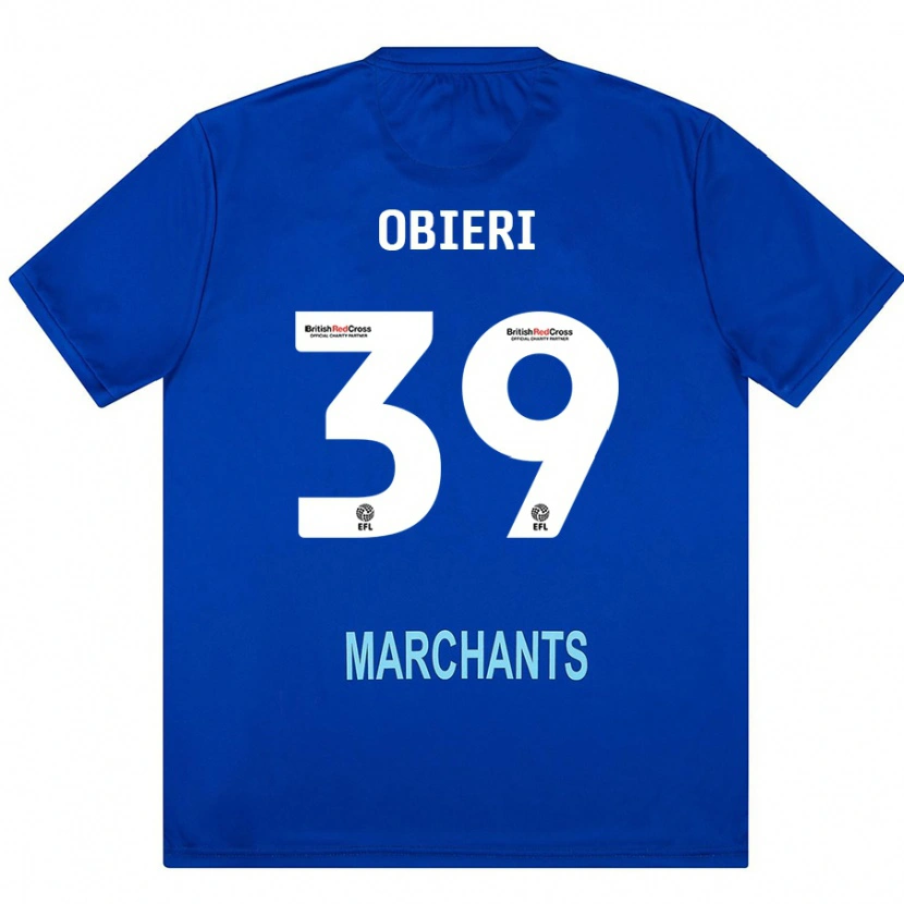 Danxen Kinder Sopuruchukwu Obieri #39 Grün Auswärtstrikot Trikot 2024/25 T-Shirt