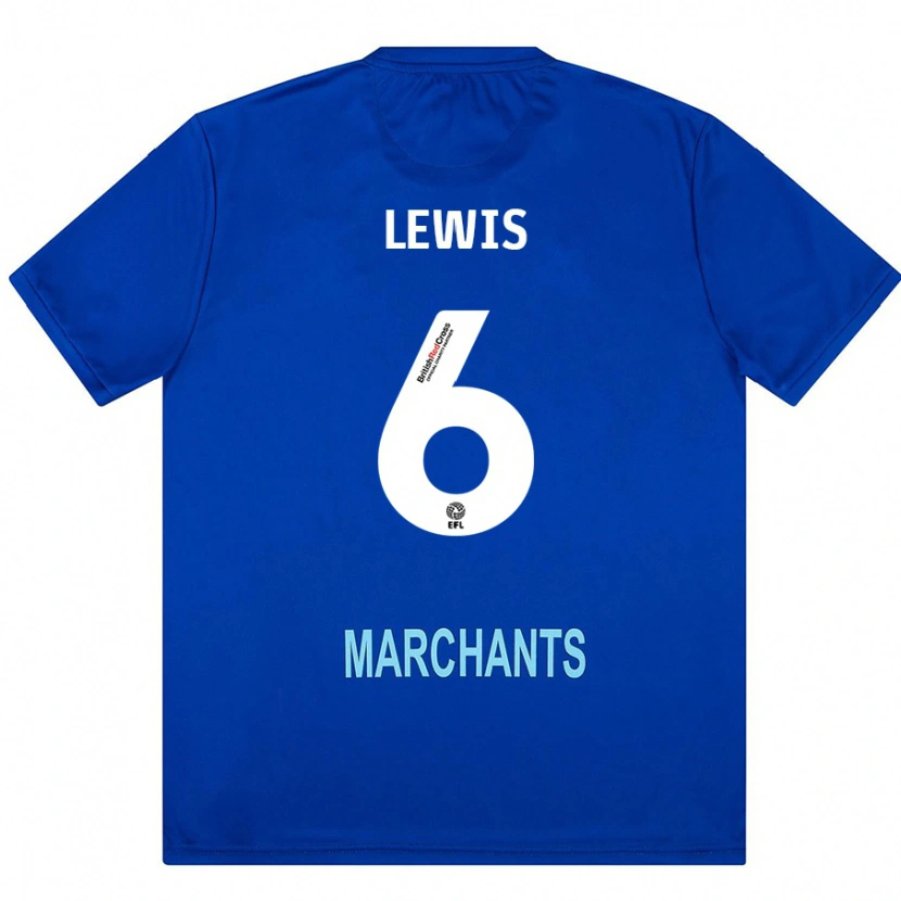 Danxen Kinder Megan Lewis #6 Grün Auswärtstrikot Trikot 2024/25 T-Shirt