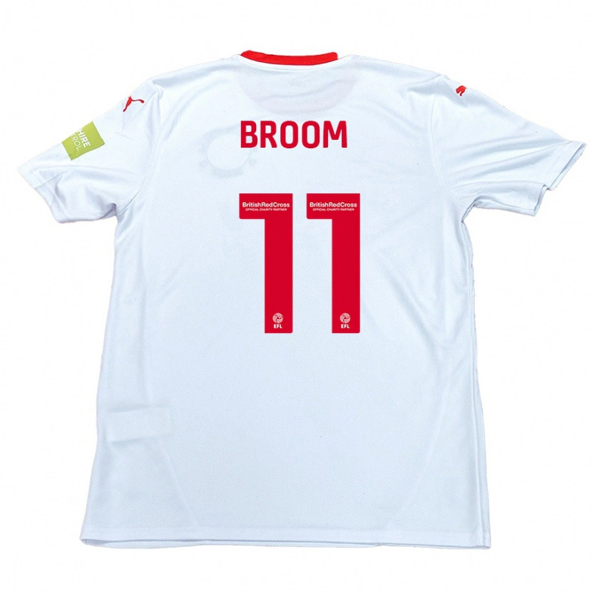 Danxen Kinder Ryan Broom #11 Weiß Auswärtstrikot Trikot 2024/25 T-Shirt