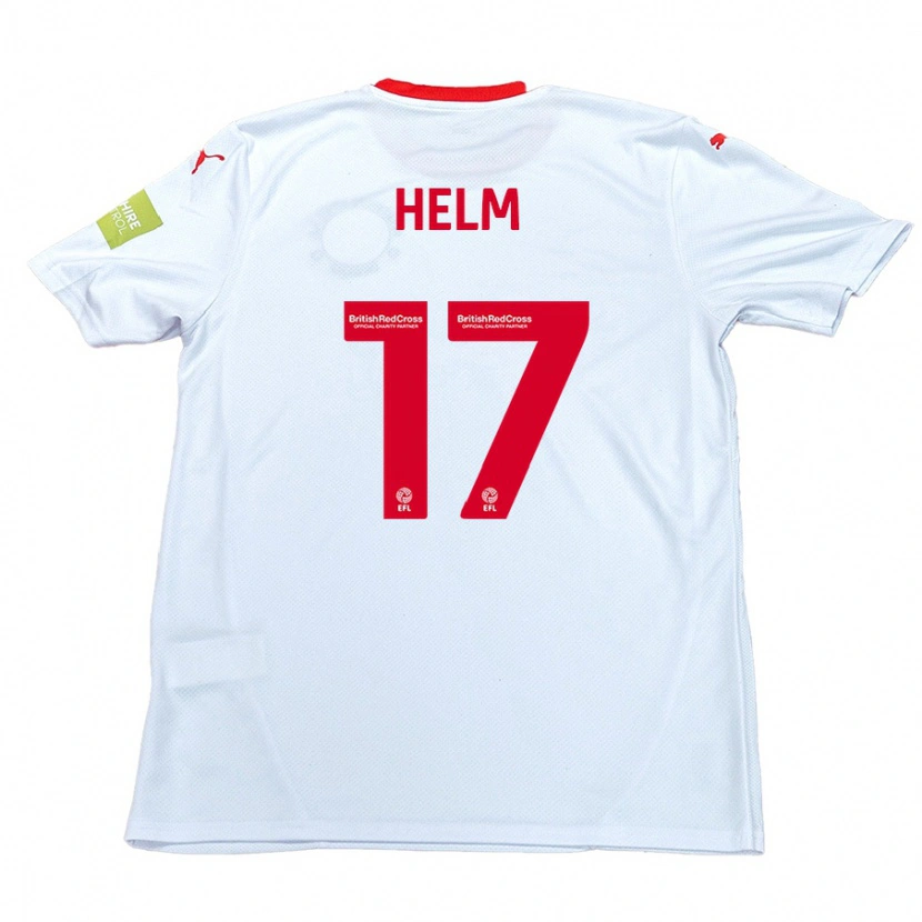 Danxen Kinder Mark Helm #17 Weiß Auswärtstrikot Trikot 2024/25 T-Shirt