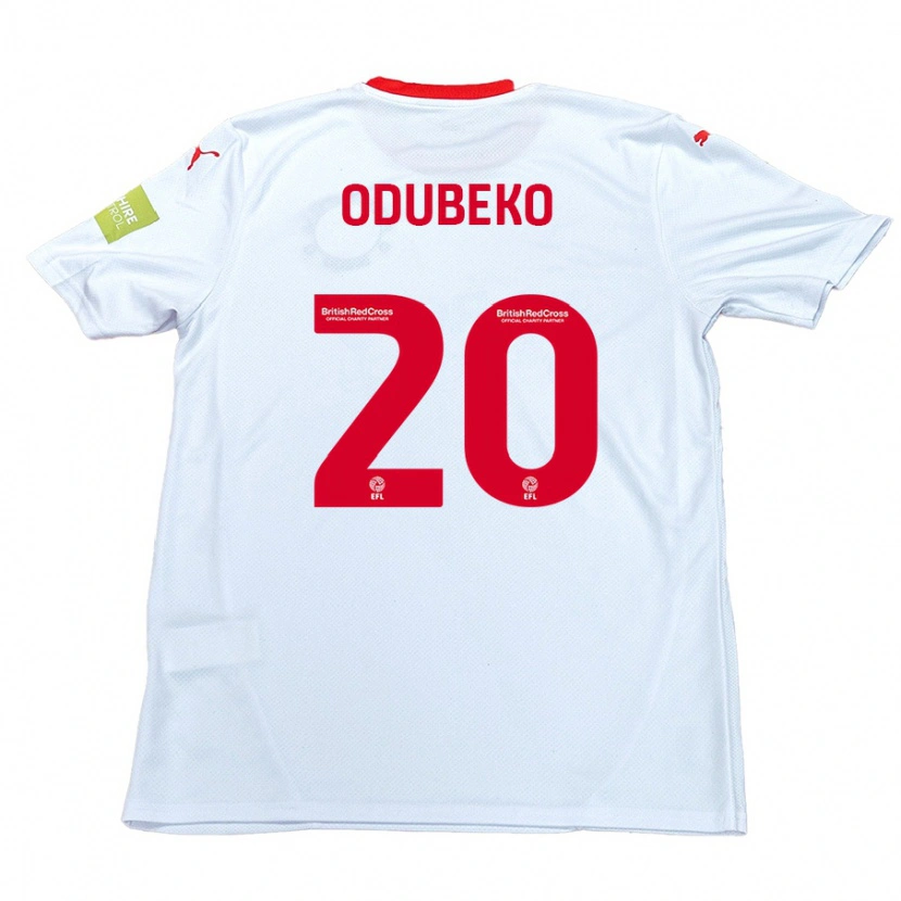 Danxen Kinder Mipo Odubeko #20 Weiß Auswärtstrikot Trikot 2024/25 T-Shirt