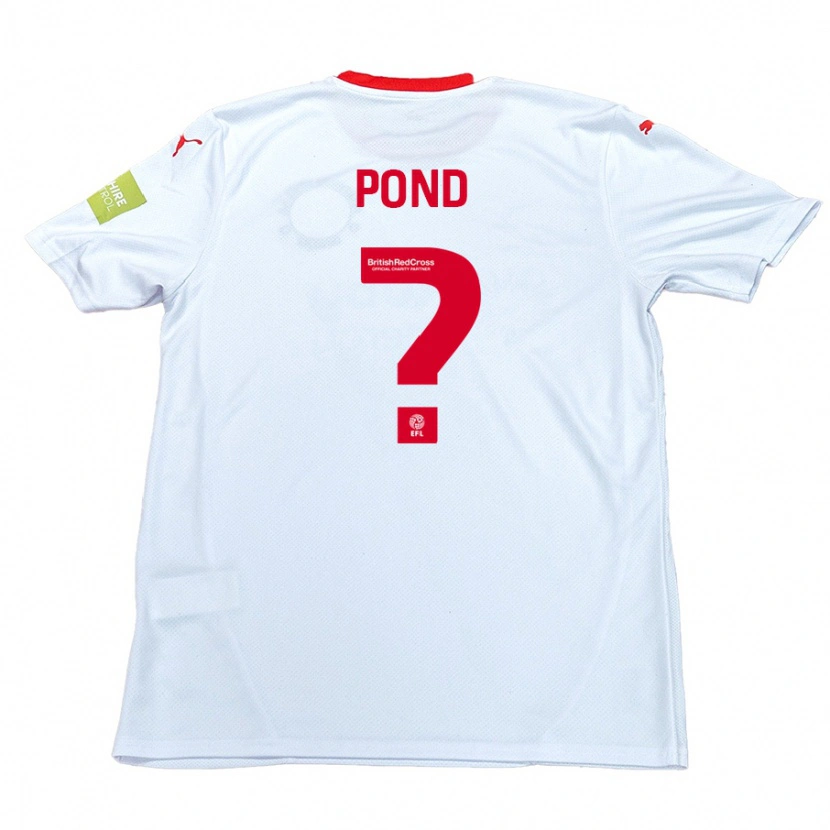 Danxen Kinder Nathan Pond #0 Weiß Auswärtstrikot Trikot 2024/25 T-Shirt