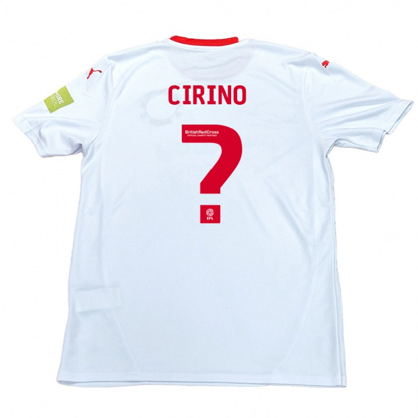 Danxen Kinder Raffaele Cirino #0 Weiß Auswärtstrikot Trikot 2024/25 T-Shirt