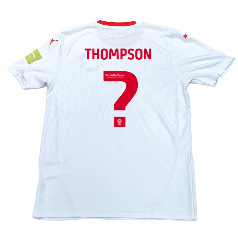 Danxen Kinder Leo Thompson #0 Weiß Auswärtstrikot Trikot 2024/25 T-Shirt