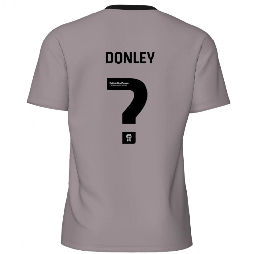 Danxen Kinder Jamie Donley #0 Grau Auswärtstrikot Trikot 2024/25 T-Shirt