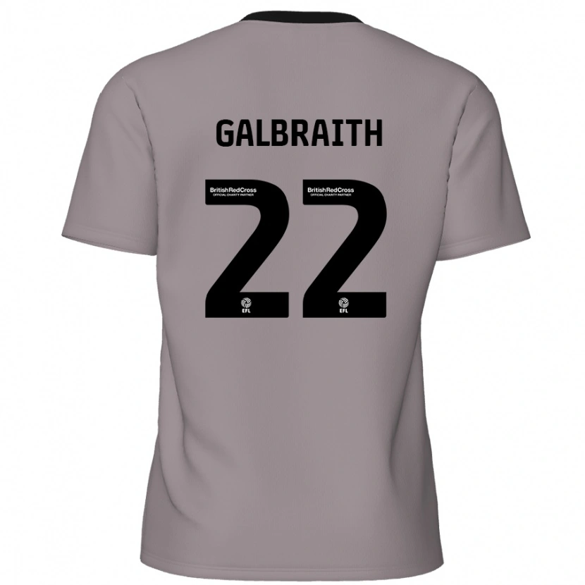 Danxen Kinder Ethan Galbraith #22 Grau Auswärtstrikot Trikot 2024/25 T-Shirt