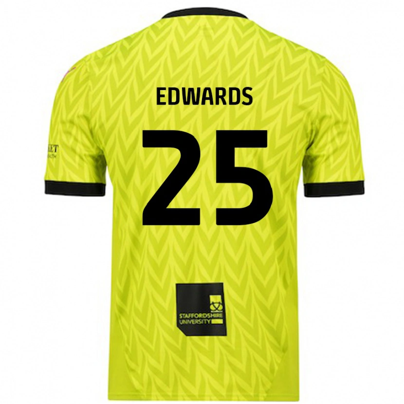 Danxen Kinder Diamond Edwards #25 Fluoreszierend Grün Auswärtstrikot Trikot 2024/25 T-Shirt