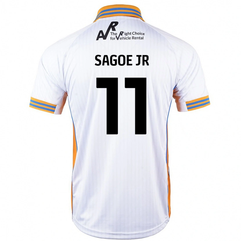 Danxen Kinder Charles Sagoe Jr #11 Weiß Auswärtstrikot Trikot 2024/25 T-Shirt