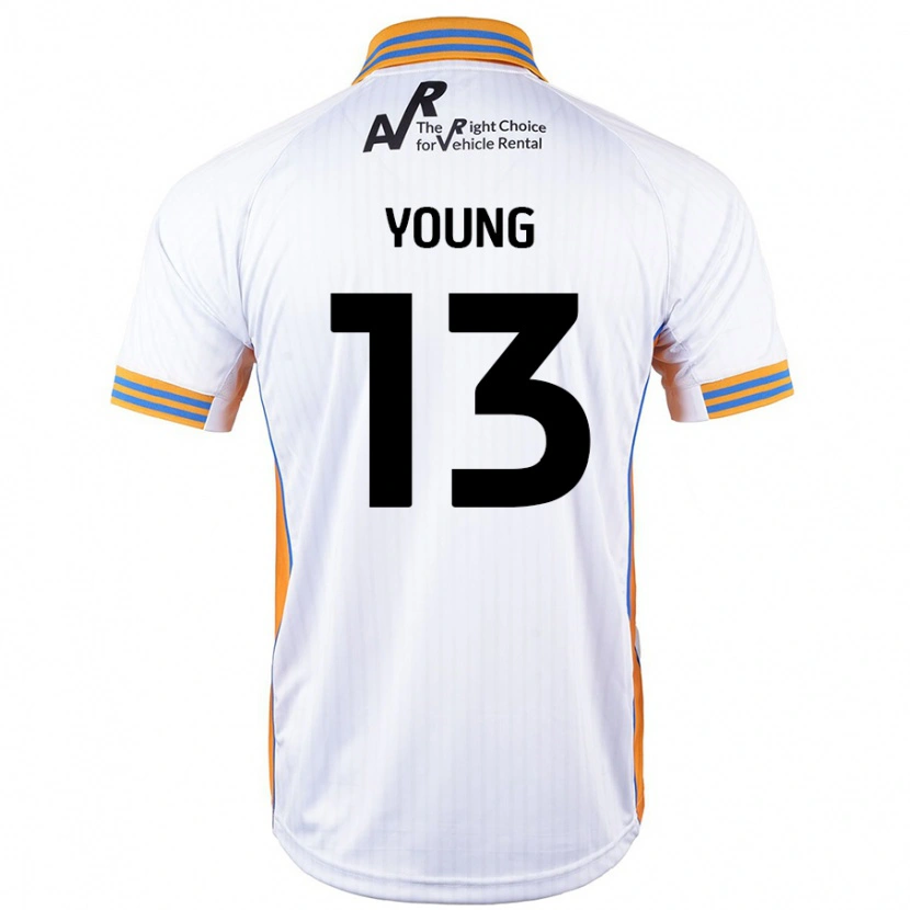 Danxen Kinder Joe Young #13 Weiß Auswärtstrikot Trikot 2024/25 T-Shirt