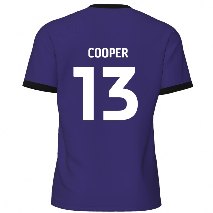 Danxen Kinder Murphy Cooper #13 Lila Auswärtstrikot Trikot 2024/25 T-Shirt