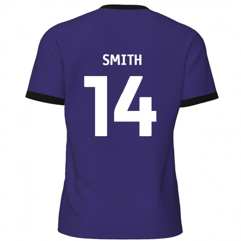 Danxen Kinder Kane Smith #14 Lila Auswärtstrikot Trikot 2024/25 T-Shirt