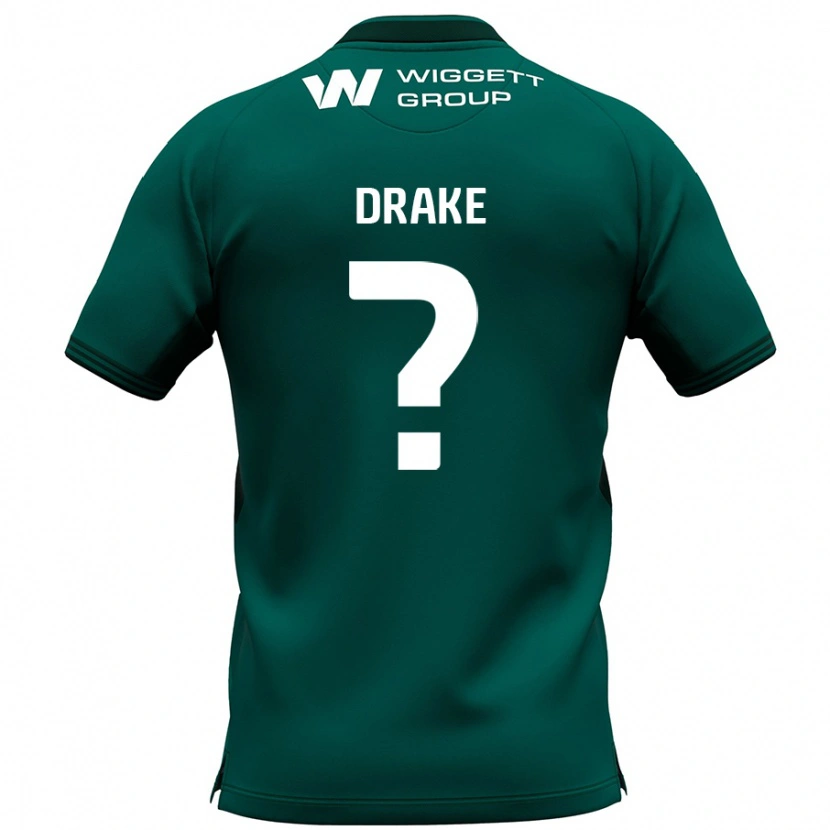 Danxen Kinder Ben Drake #0 Grün Auswärtstrikot Trikot 2024/25 T-Shirt