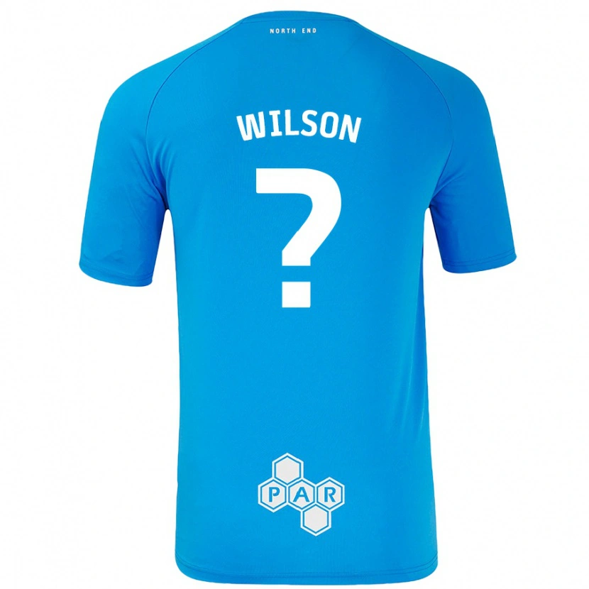 Danxen Kinder Max Wilson #0 Himmelblau Auswärtstrikot Trikot 2024/25 T-Shirt