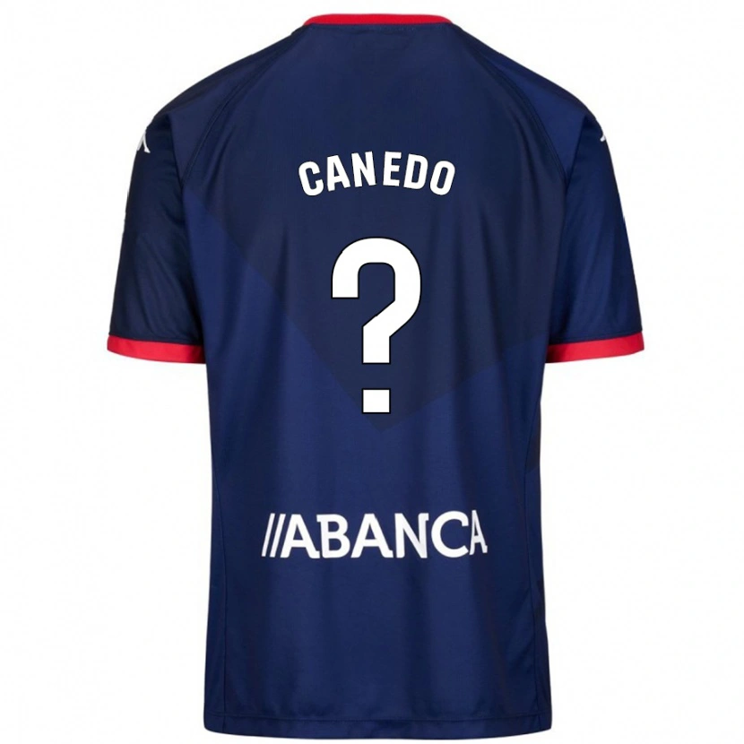 Danxen Kinder Damián Canedo #0 Marineblau Auswärtstrikot Trikot 2024/25 T-Shirt