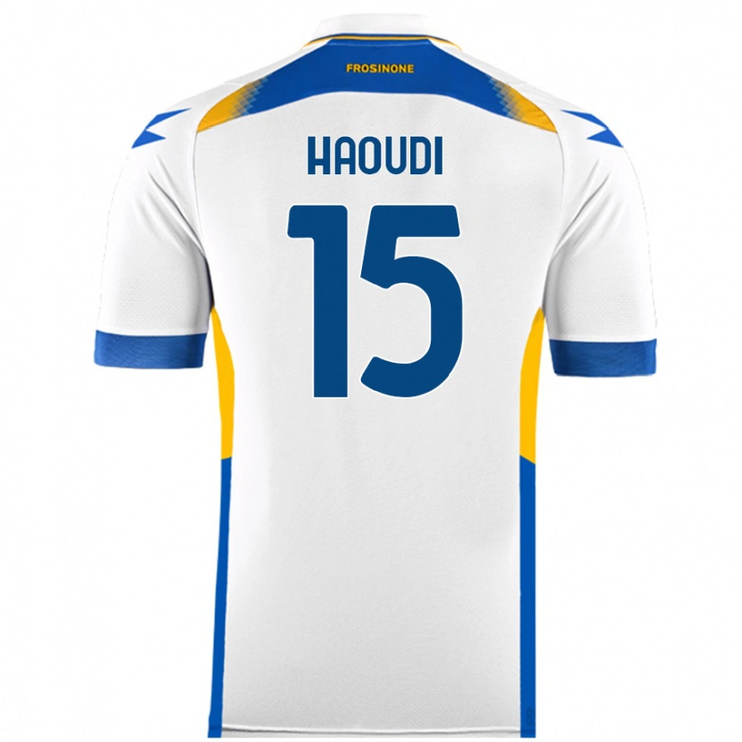 Danxen Kinder Hamza Haoudi #15 Weiß Auswärtstrikot Trikot 2024/25 T-Shirt