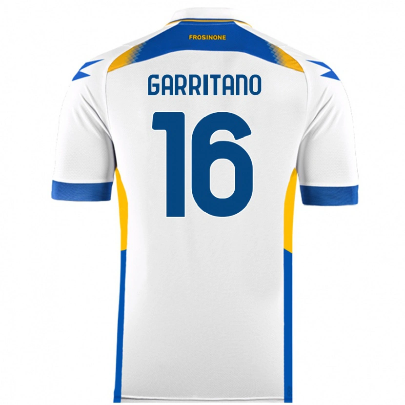 Danxen Kinder Luca Garritano #16 Weiß Auswärtstrikot Trikot 2024/25 T-Shirt