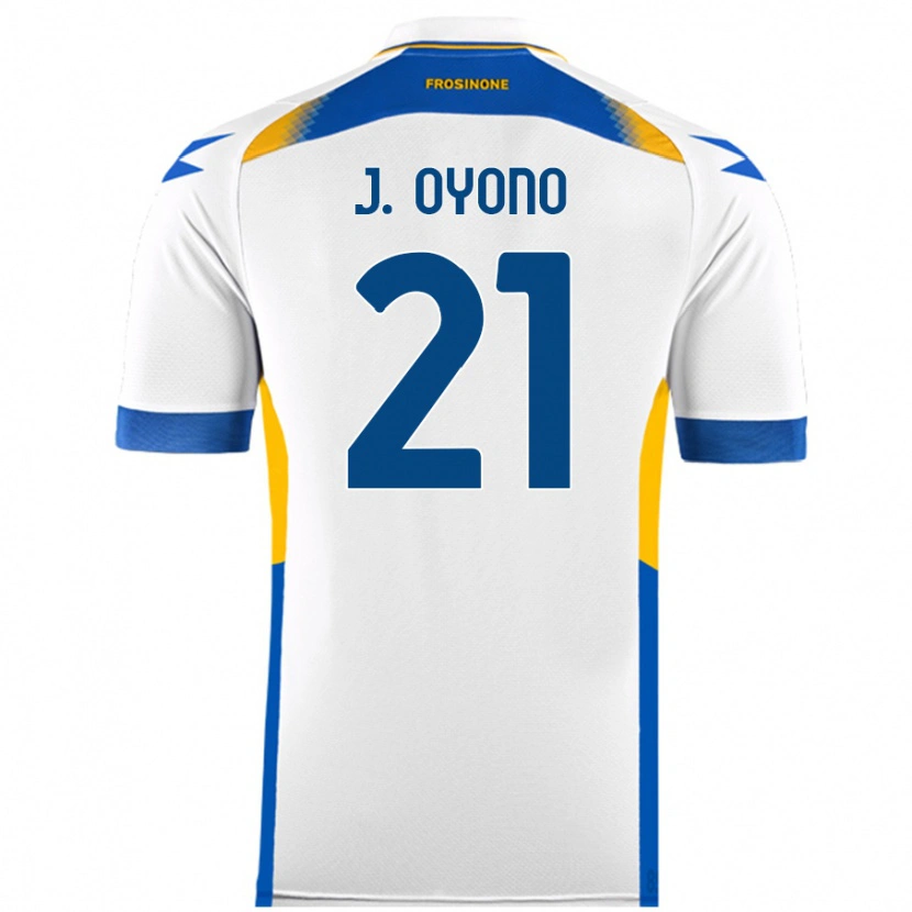 Danxen Kinder Jérémy Oyono #21 Weiß Auswärtstrikot Trikot 2024/25 T-Shirt