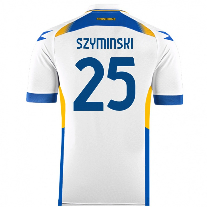 Danxen Kinder Przemyslaw Szyminski #25 Weiß Auswärtstrikot Trikot 2024/25 T-Shirt