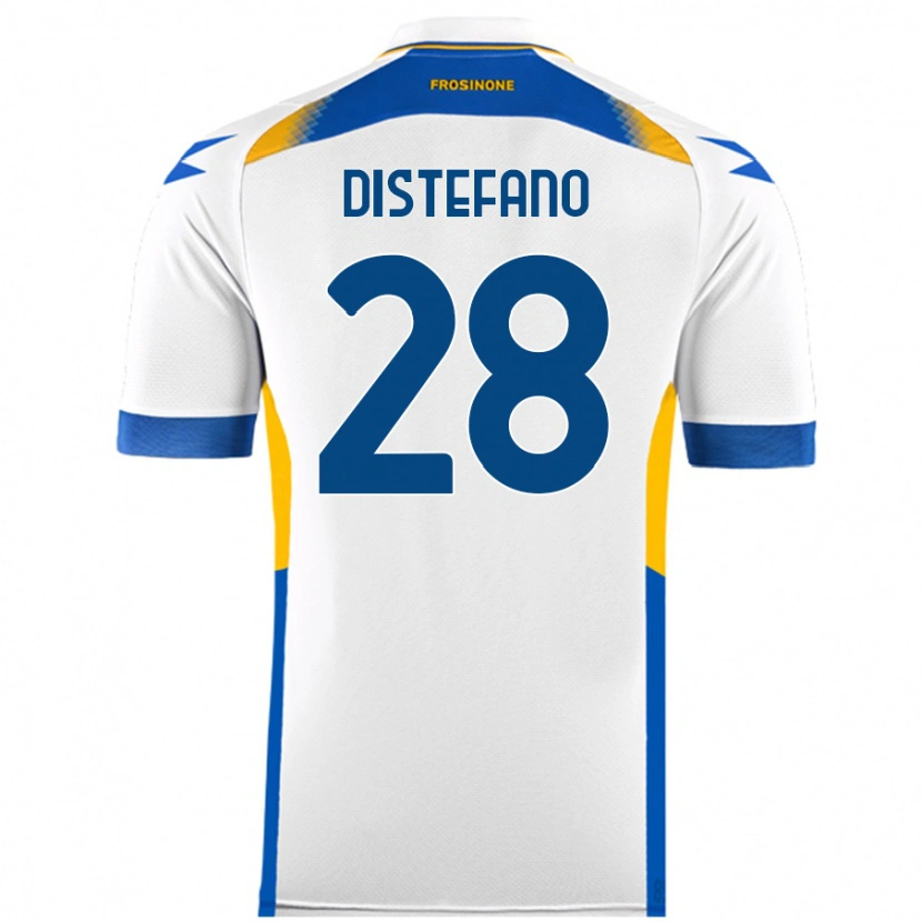 Danxen Kinder Filippo Distefano #28 Weiß Auswärtstrikot Trikot 2024/25 T-Shirt