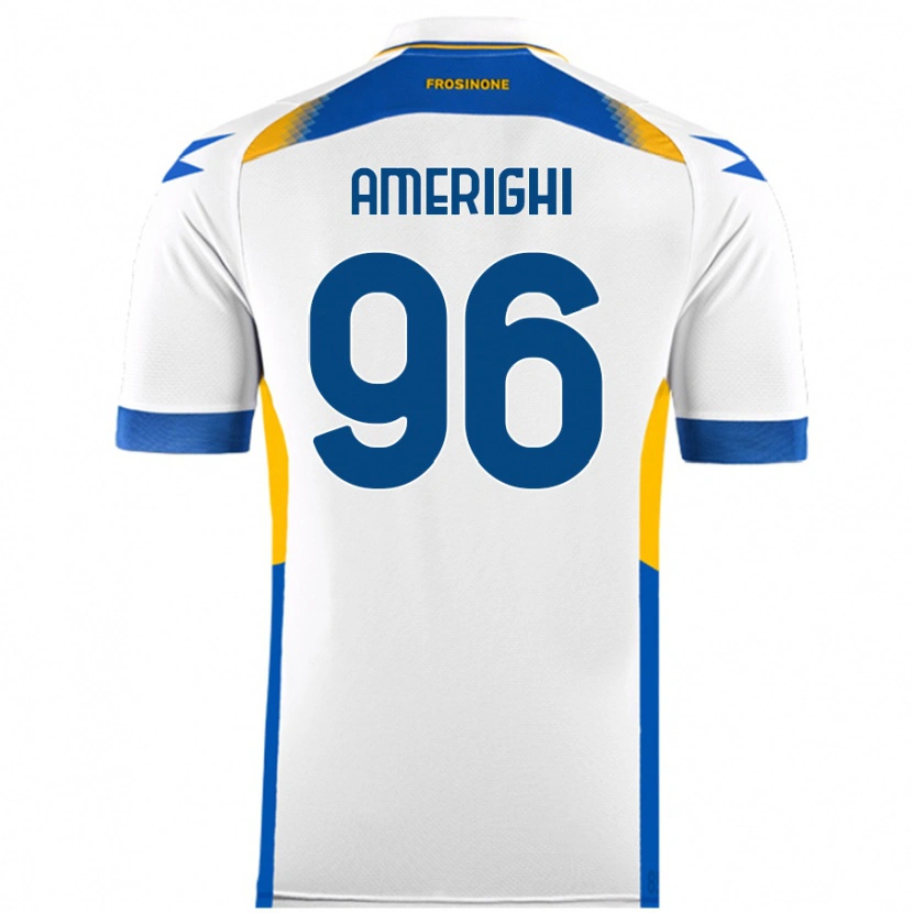 Danxen Kinder Igor Amerighi #96 Weiß Auswärtstrikot Trikot 2024/25 T-Shirt