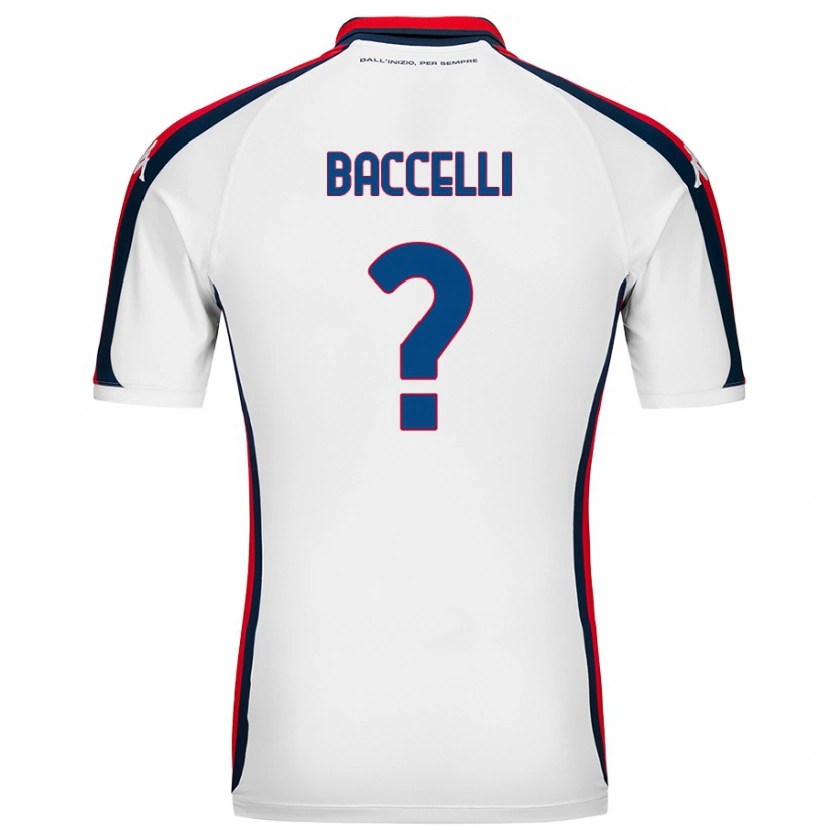 Danxen Kinder Pietro Baccelli #0 Weiß Auswärtstrikot Trikot 2024/25 T-Shirt