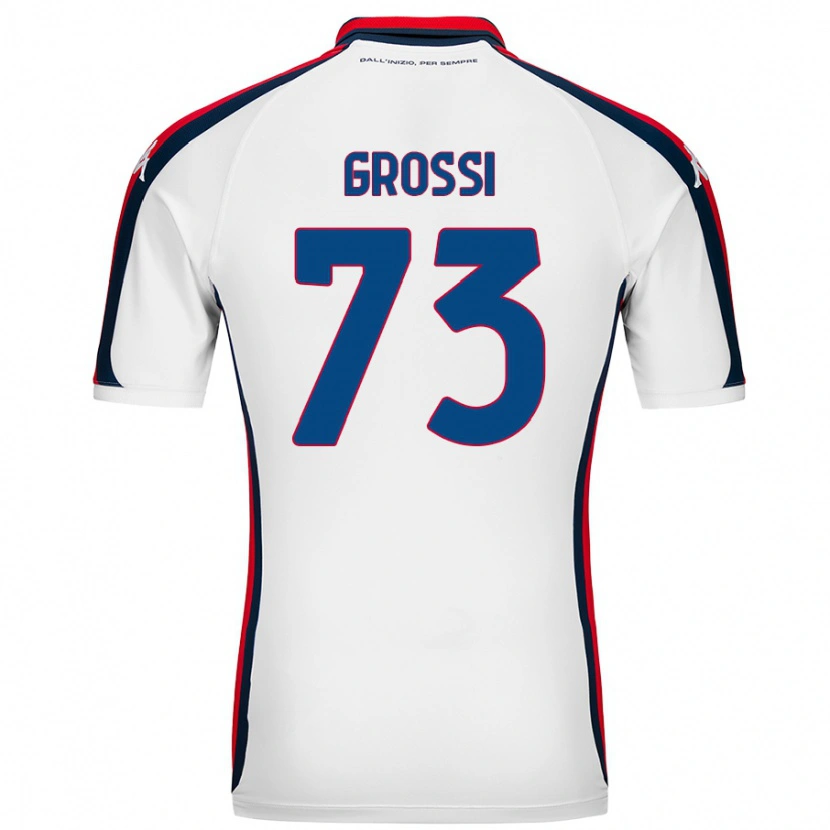 Danxen Kinder Jacopo Grossi #73 Weiß Auswärtstrikot Trikot 2024/25 T-Shirt