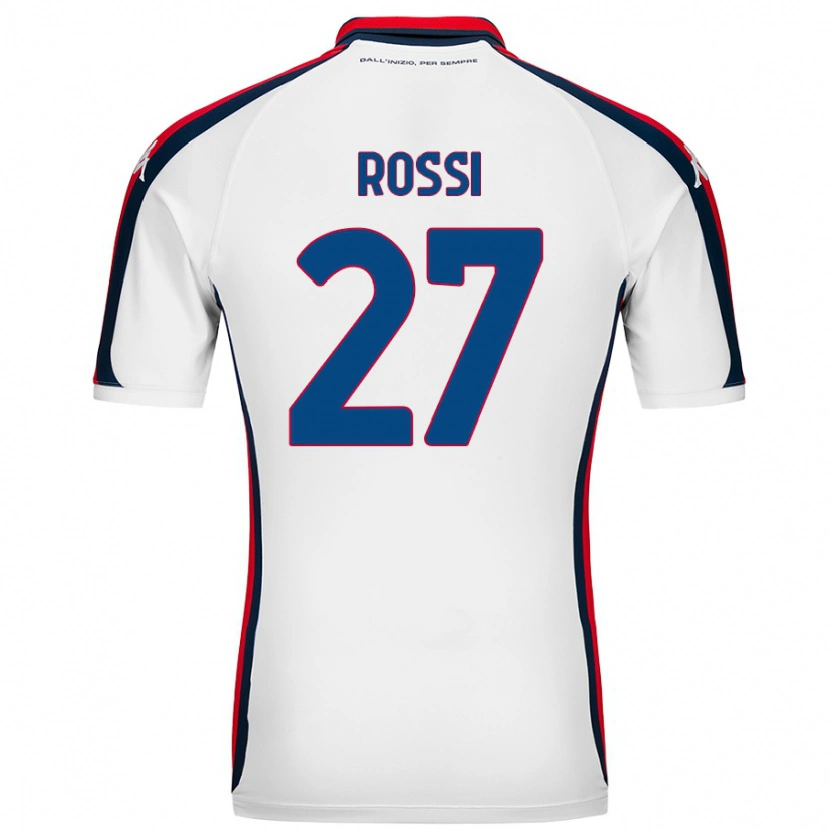 Danxen Kinder Lucrezia Rossi #27 Weiß Auswärtstrikot Trikot 2024/25 T-Shirt