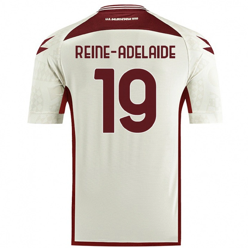 Danxen Kinder Jeff Reine-Adélaïde #19 Cremefarben Auswärtstrikot Trikot 2024/25 T-Shirt