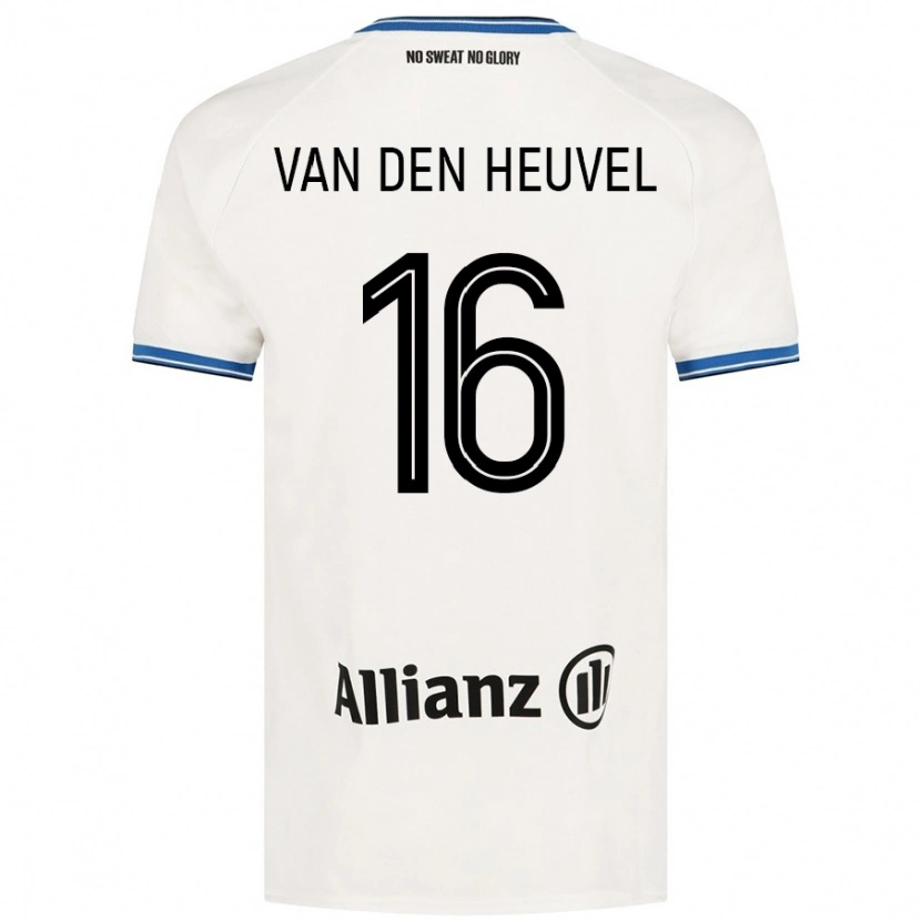 Danxen Kinder Dani Van Den Heuvel #16 Weiß Auswärtstrikot Trikot 2024/25 T-Shirt