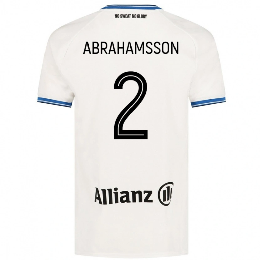 Danxen Kinder Sejde Abrahamsson #2 Weiß Auswärtstrikot Trikot 2024/25 T-Shirt