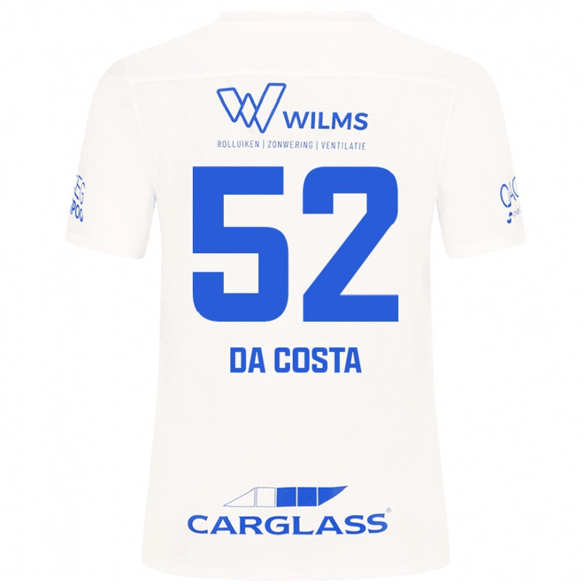 Danxen Kinder Wilson Da Costa #52 Weiß Auswärtstrikot Trikot 2024/25 T-Shirt