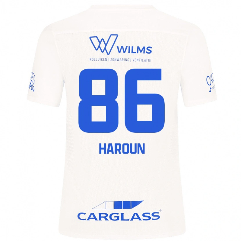 Danxen Kinder Kenan Haroun #86 Weiß Auswärtstrikot Trikot 2024/25 T-Shirt