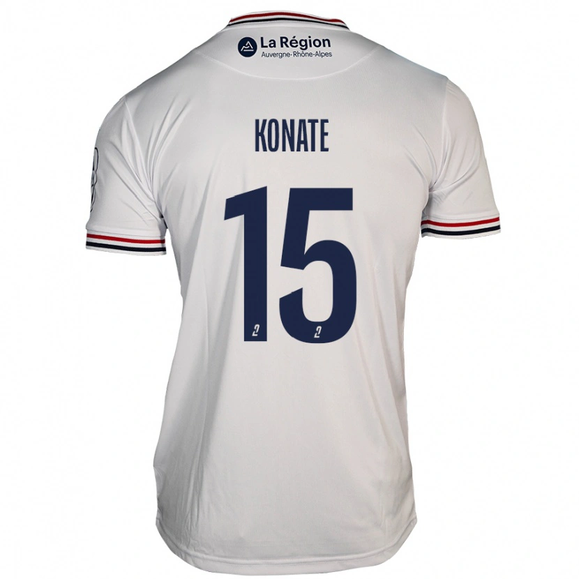 Danxen Kinder Cheick Oumar Konaté #15 Weiß Auswärtstrikot Trikot 2024/25 T-Shirt