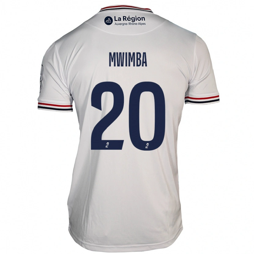 Danxen Kinder Josué Mwimba Isala #20 Weiß Auswärtstrikot Trikot 2024/25 T-Shirt