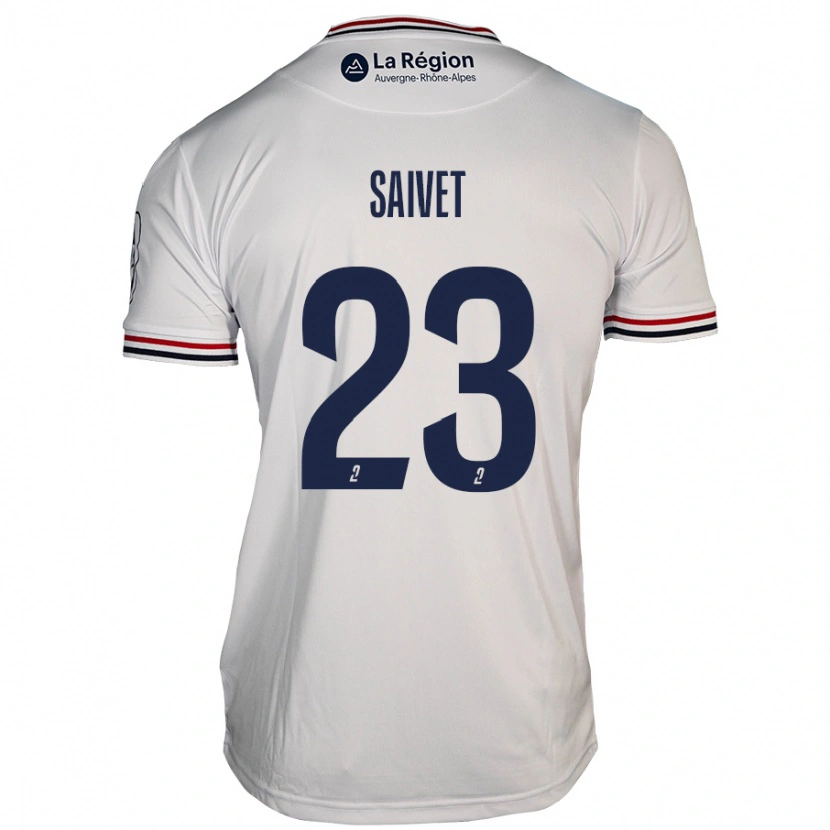 Danxen Kinder Henri Saivet #23 Weiß Auswärtstrikot Trikot 2024/25 T-Shirt