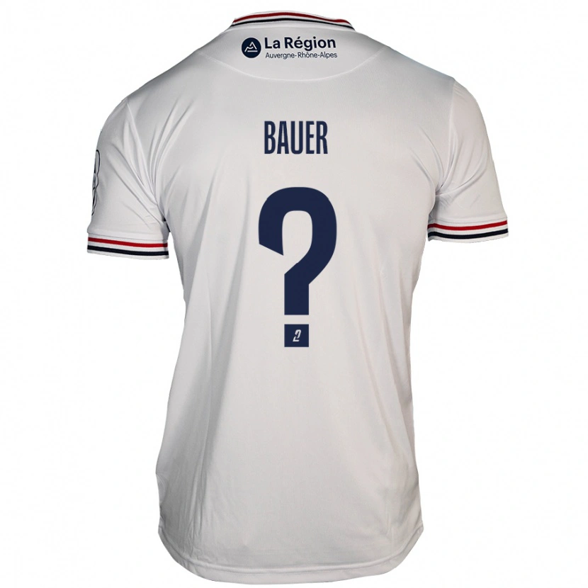 Danxen Kinder Hugo Bauer #0 Weiß Auswärtstrikot Trikot 2024/25 T-Shirt