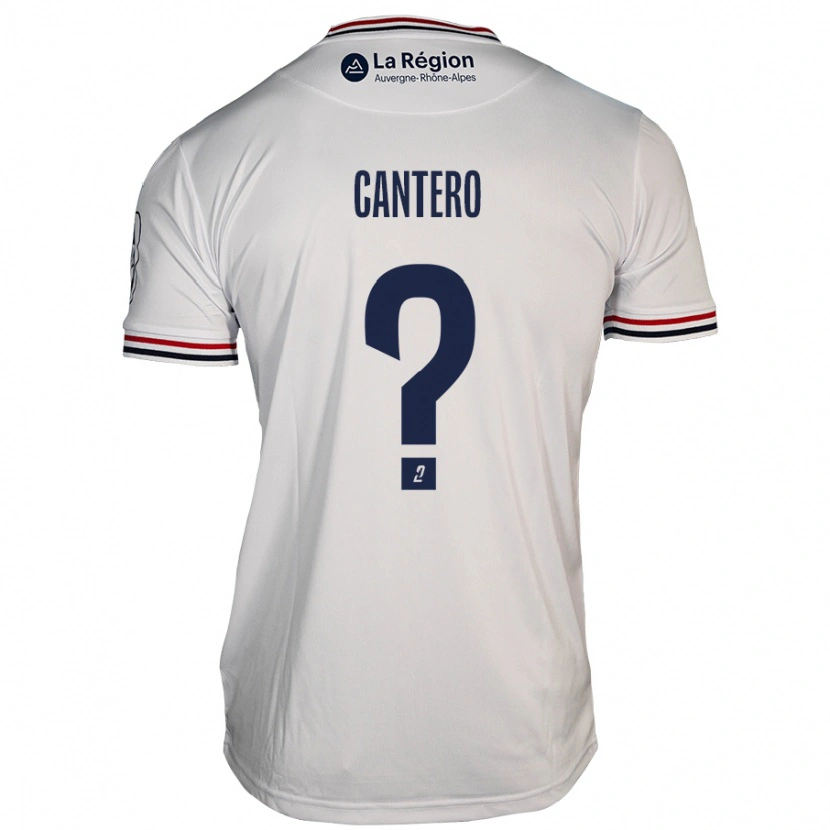 Danxen Kinder Enzo Cantero #0 Weiß Auswärtstrikot Trikot 2024/25 T-Shirt