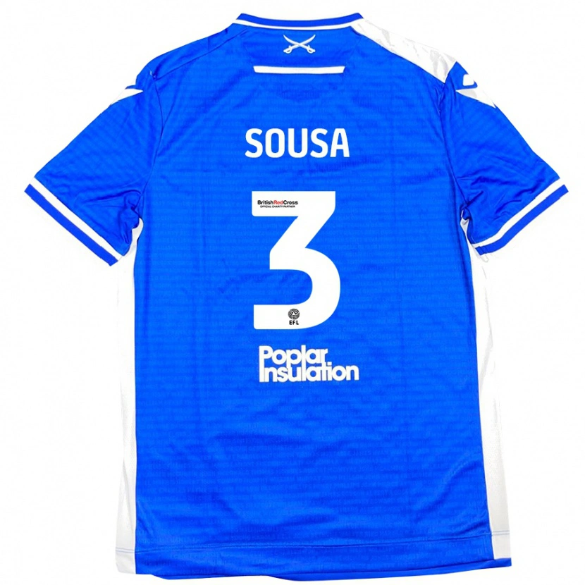 Danxen Herren Lino Sousa #3 Blau Weiß Heimtrikot Trikot 2024/25 T-Shirt