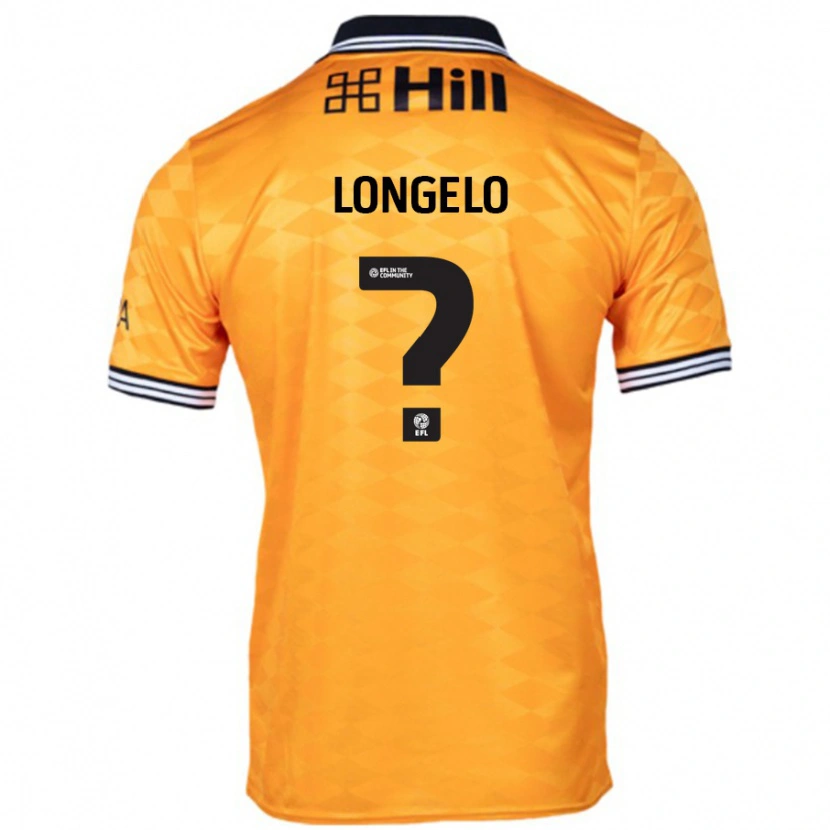 Danxen Herren Emmanuel Longelo #0 Orange Heimtrikot Trikot 2024/25 T-Shirt