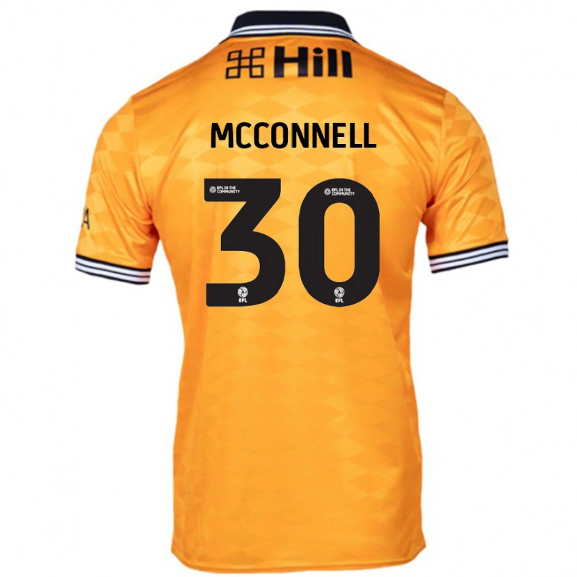 Danxen Herren Glenn Mcconnell #30 Orange Heimtrikot Trikot 2024/25 T-Shirt