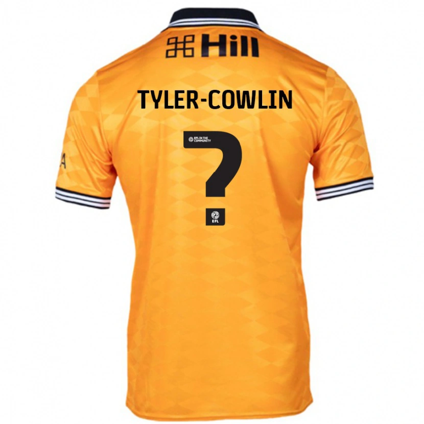 Danxen Herren Danny Tyler-Cowlin #0 Orange Heimtrikot Trikot 2024/25 T-Shirt