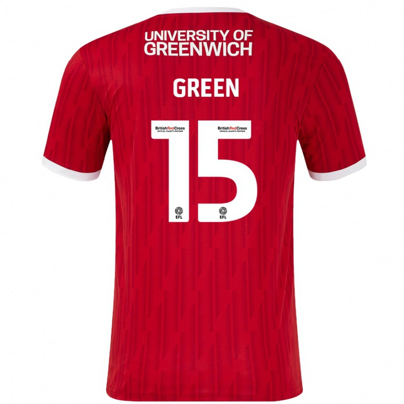 Danxen Herren Kayleigh Green #15 Rot Weiß Heimtrikot Trikot 2024/25 T-Shirt