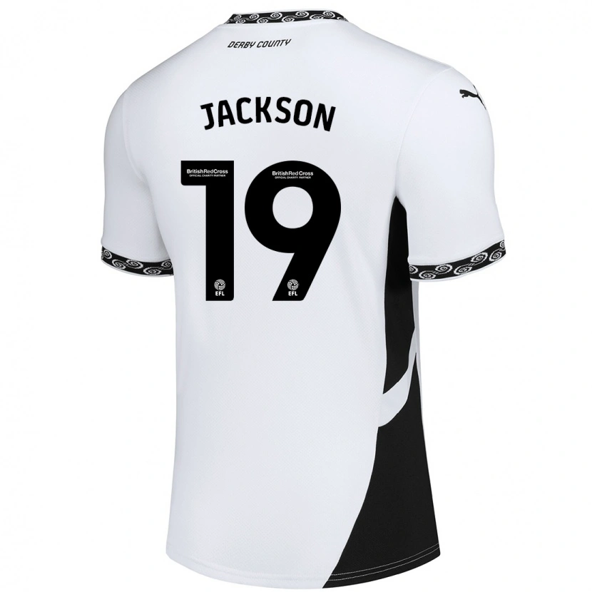 Danxen Herren Kayden Jackson #19 Weiß Schwarz Heimtrikot Trikot 2024/25 T-Shirt