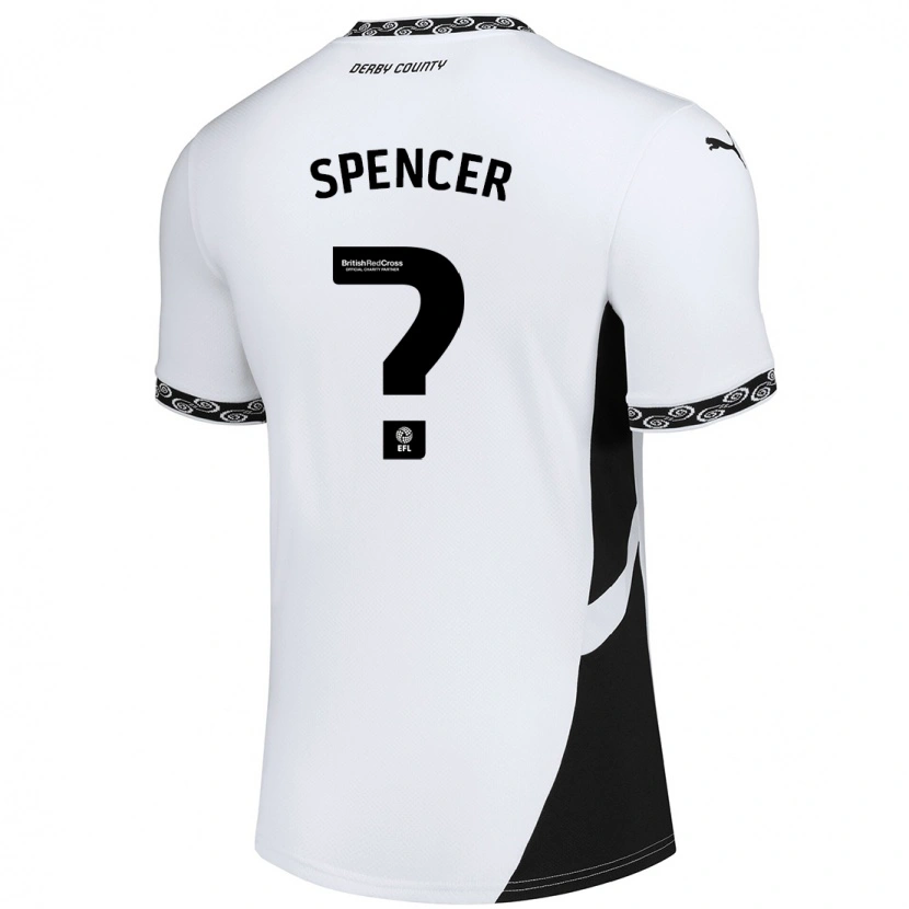 Danxen Herren Morten Spencer #0 Weiß Schwarz Heimtrikot Trikot 2024/25 T-Shirt