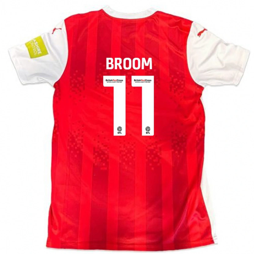 Danxen Herren Ryan Broom #11 Rot Weiß Heimtrikot Trikot 2024/25 T-Shirt