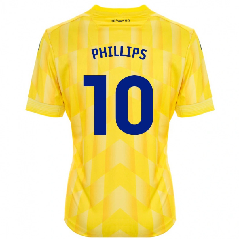 Danxen Herren Matt Phillips #10 Gelb Heimtrikot Trikot 2024/25 T-Shirt