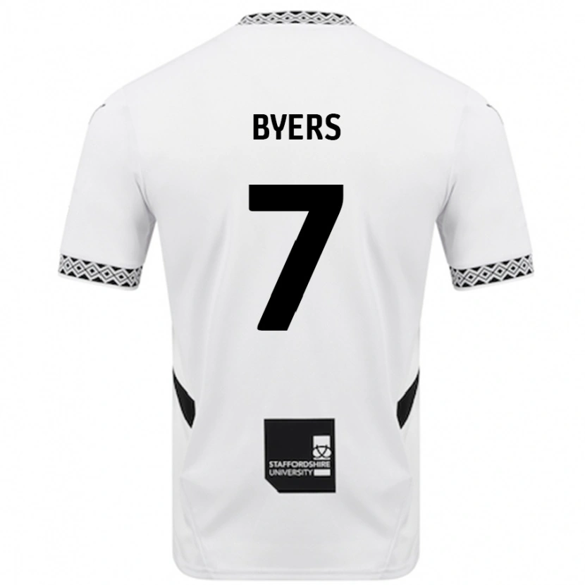 Danxen Herren George Byers #7 Weiß Heimtrikot Trikot 2024/25 T-Shirt