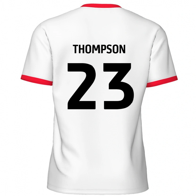 Danxen Herren Louis Thompson #23 Weiß Rot Heimtrikot Trikot 2024/25 T-Shirt